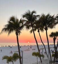 From Grace's Trattoria restaurant at sunset.