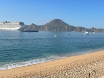 Beach directly in front of the Resort