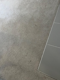 Carpets with burn stains