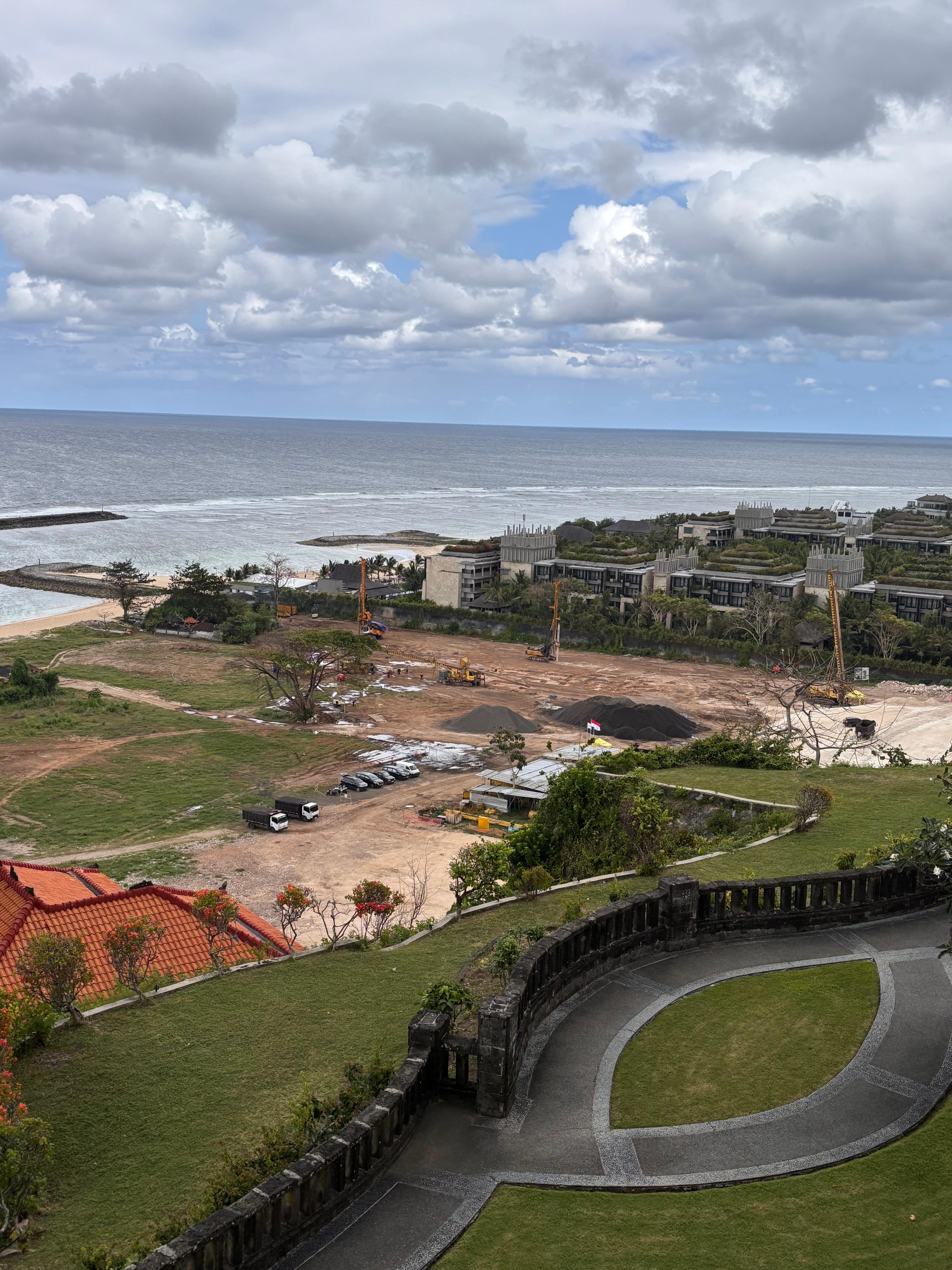 This is a view from your upgraded room which cost us additional $400 to stay in an construction is 24 hours day and night