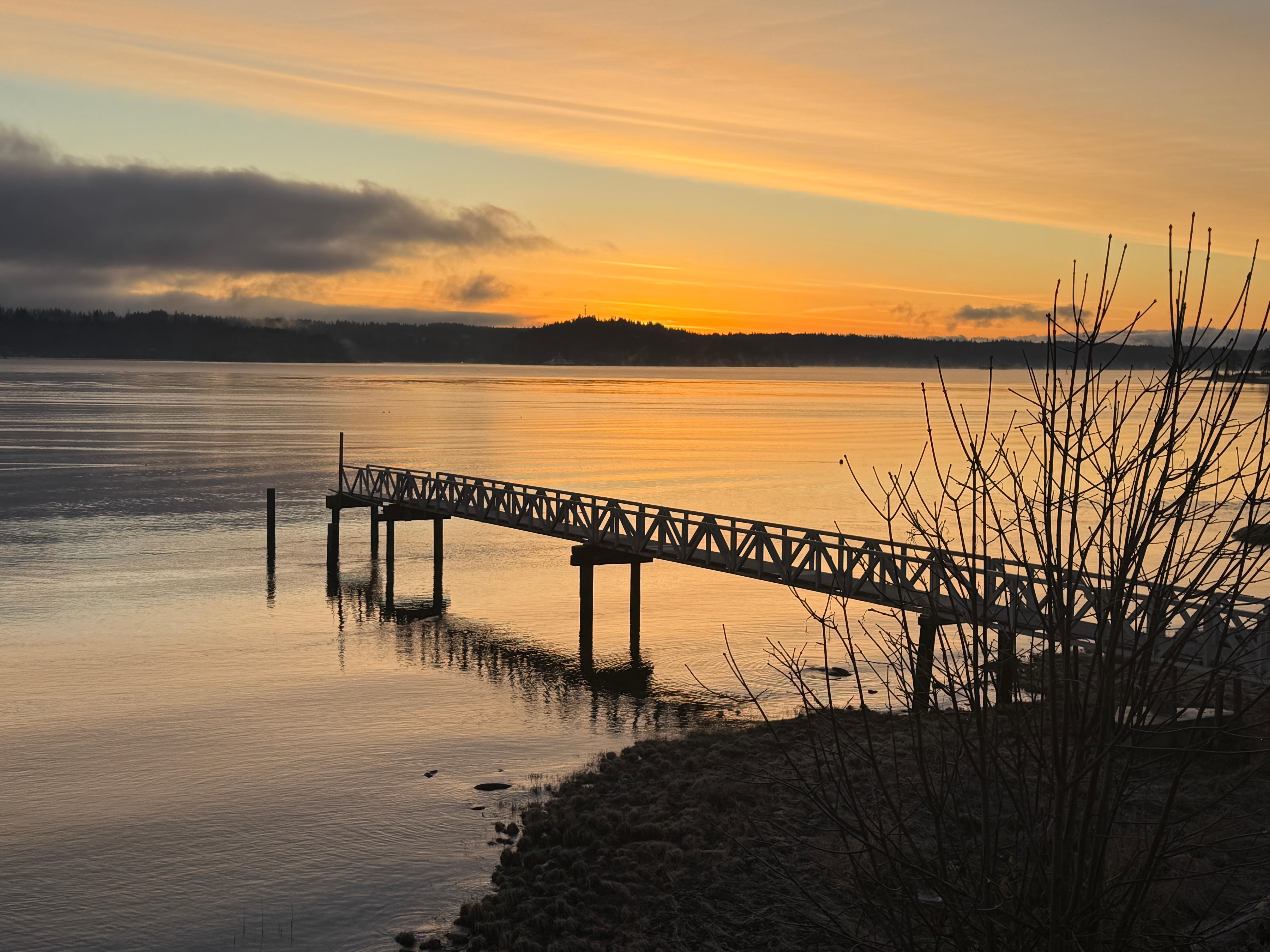 Sunrise from our balcony