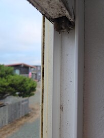 Broken window channel balance, so it would not stay up and wanted to come out