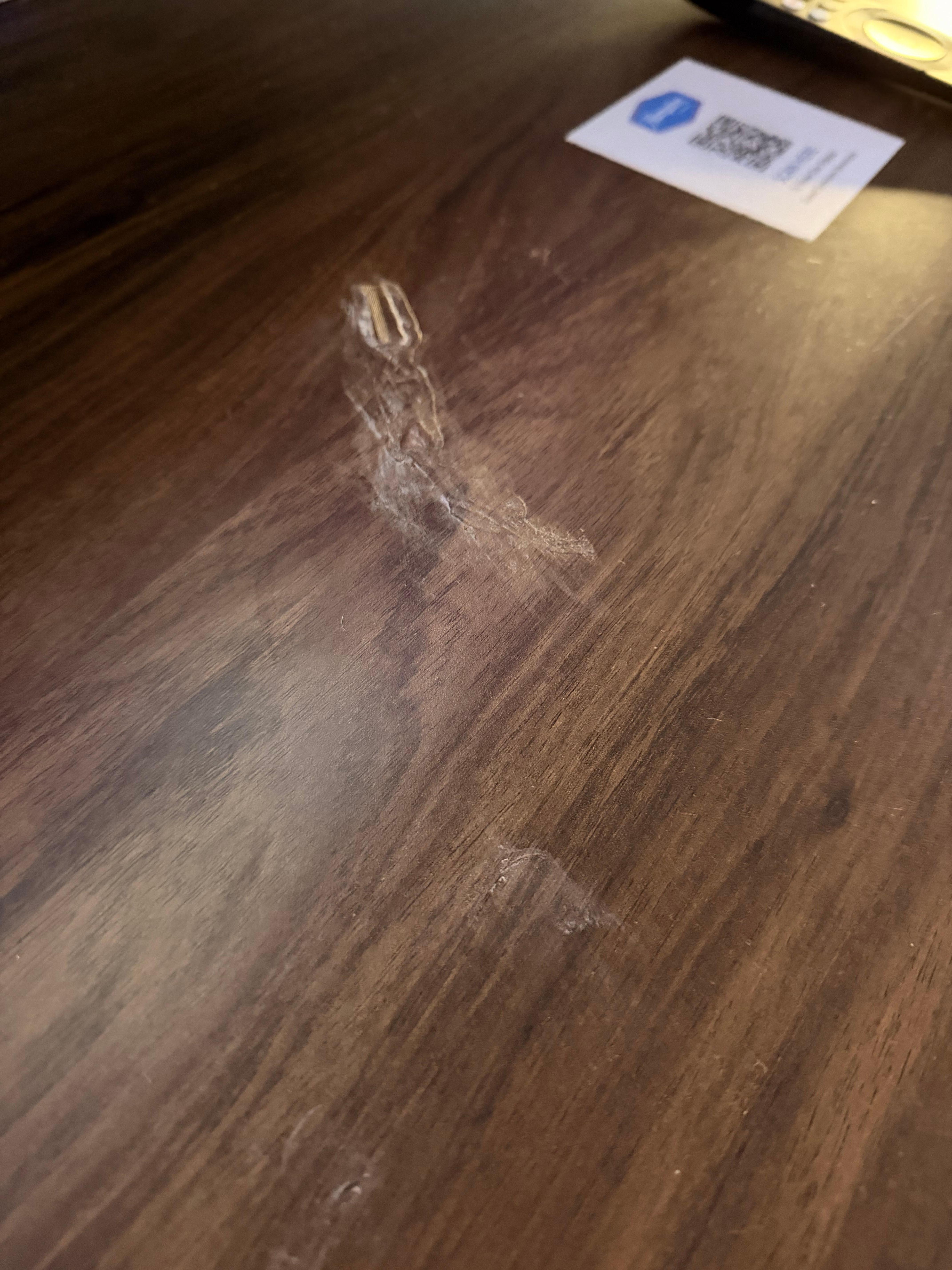 Stains on room furniture 