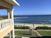 View outside our villa