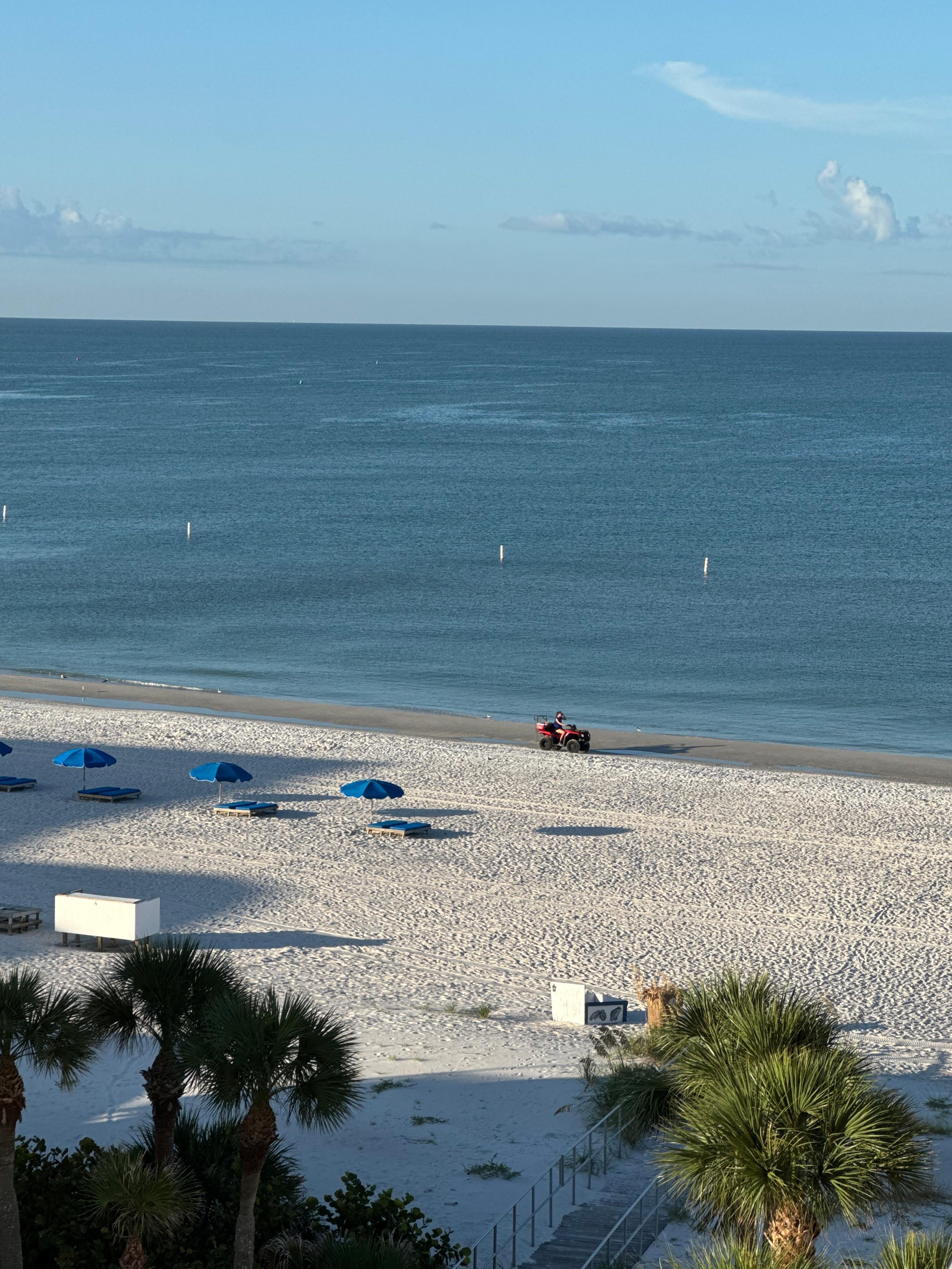 Ocean view from the condo