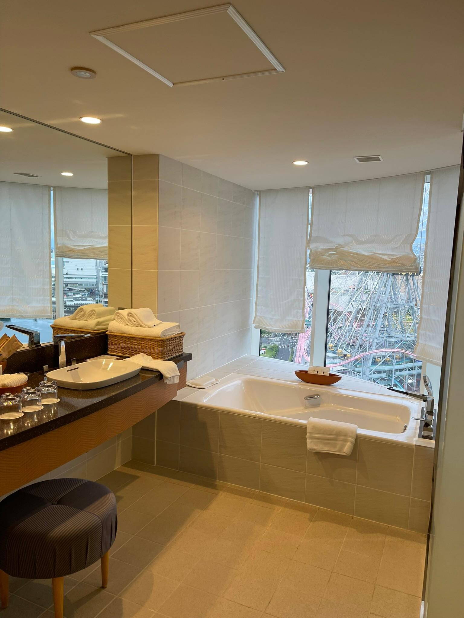 Wide bathroom shot