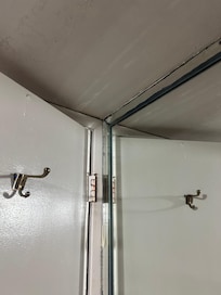 Broken hanger for towels