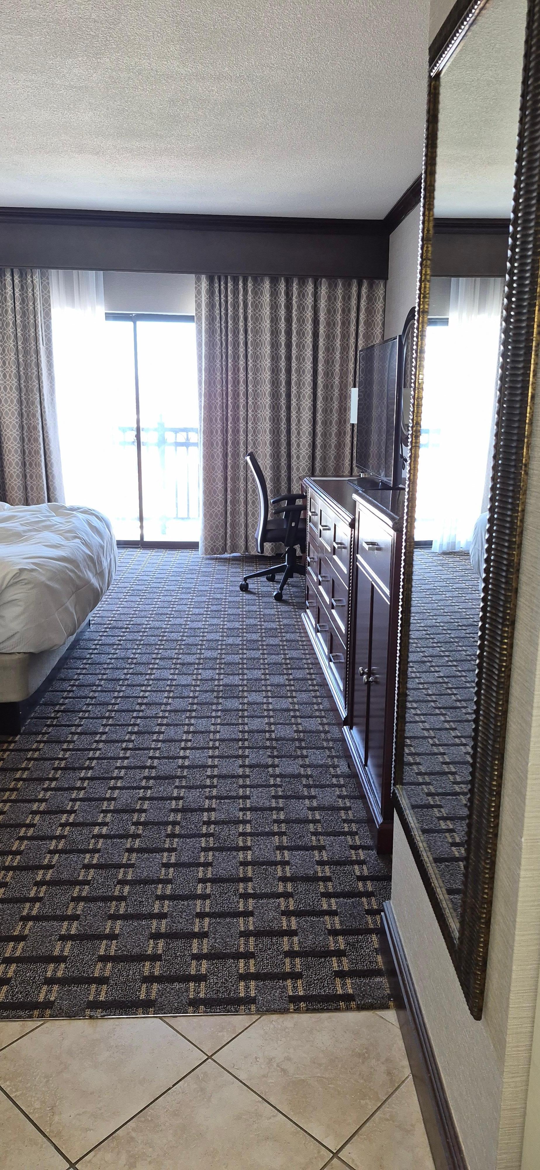 The room I got was 364 sq ft with no sofa suite, only bed