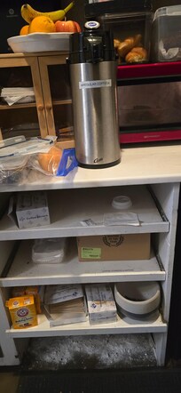 Dirty shelves