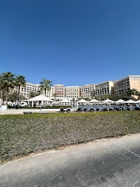 From beach POV facing hotel