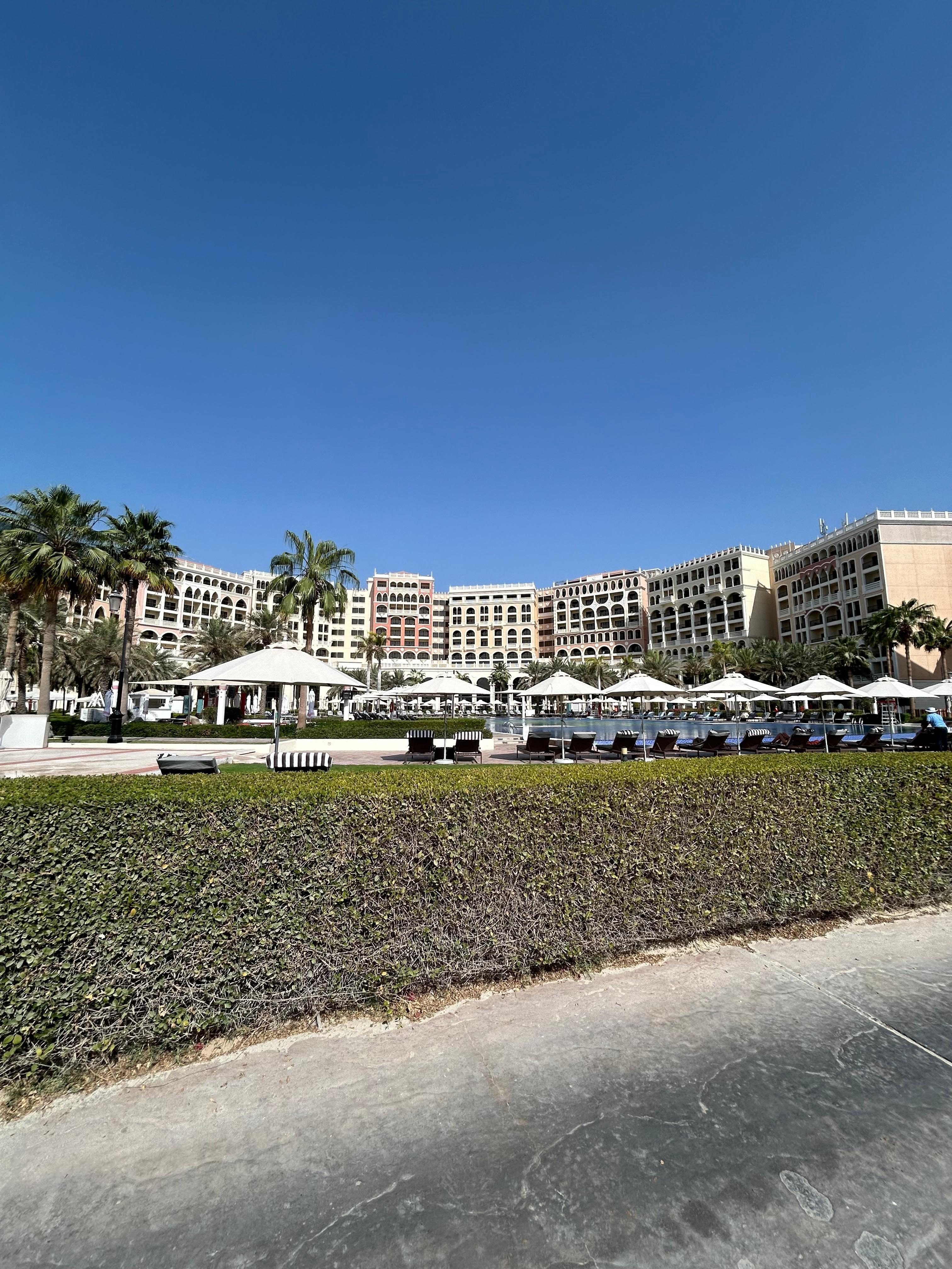 From beach POV facing hotel