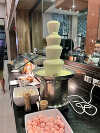 The buffet never disappointed