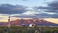 Sunset light on Blanca Peak.
