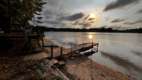 The dock at sunset