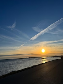 Am Abend 500m von der Unterkunft entfernt