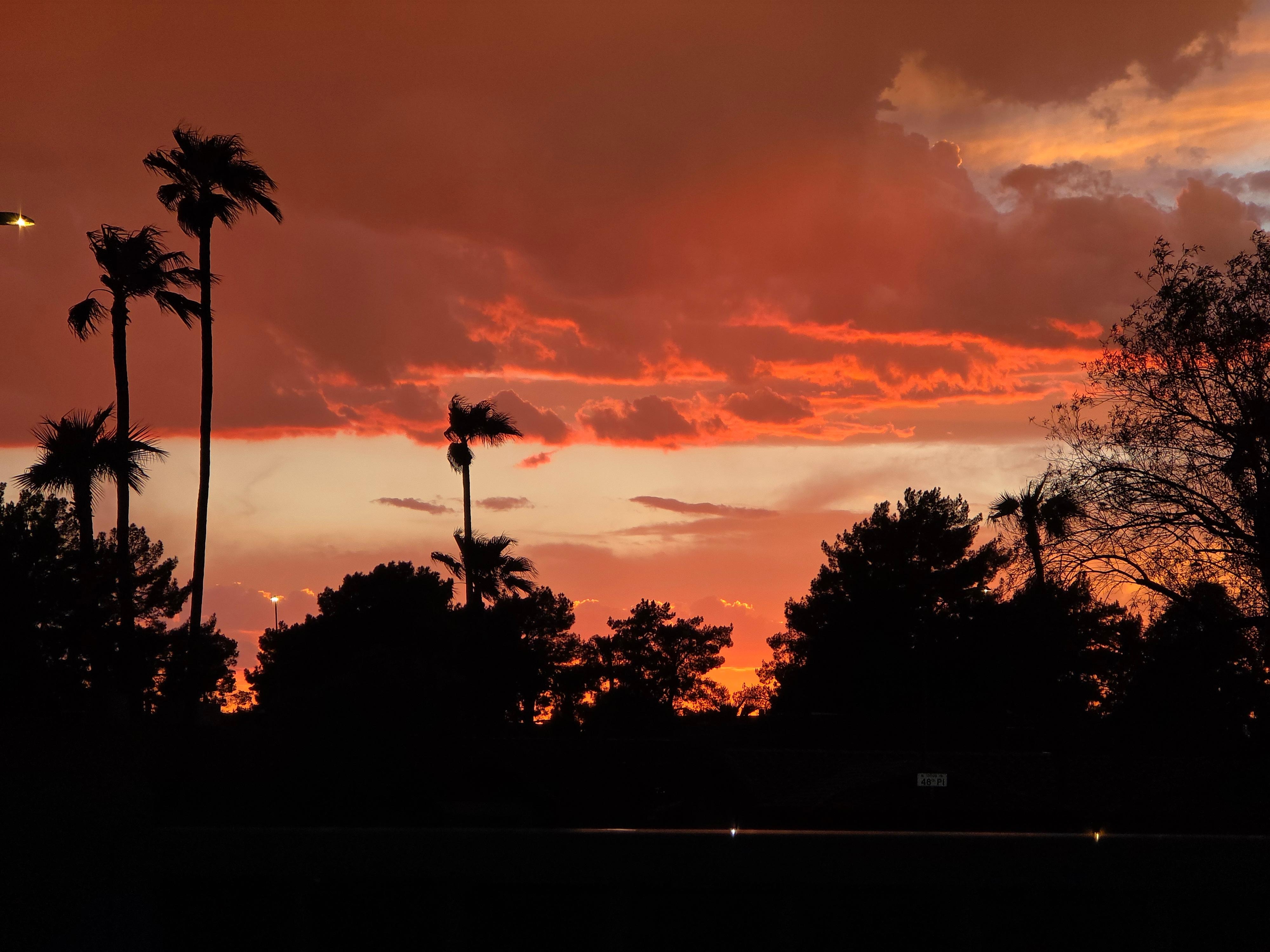 Beautiful sunset during my stay