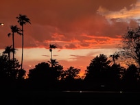 Beautiful sunset during my stay