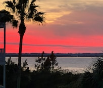 Sunset from the balcony