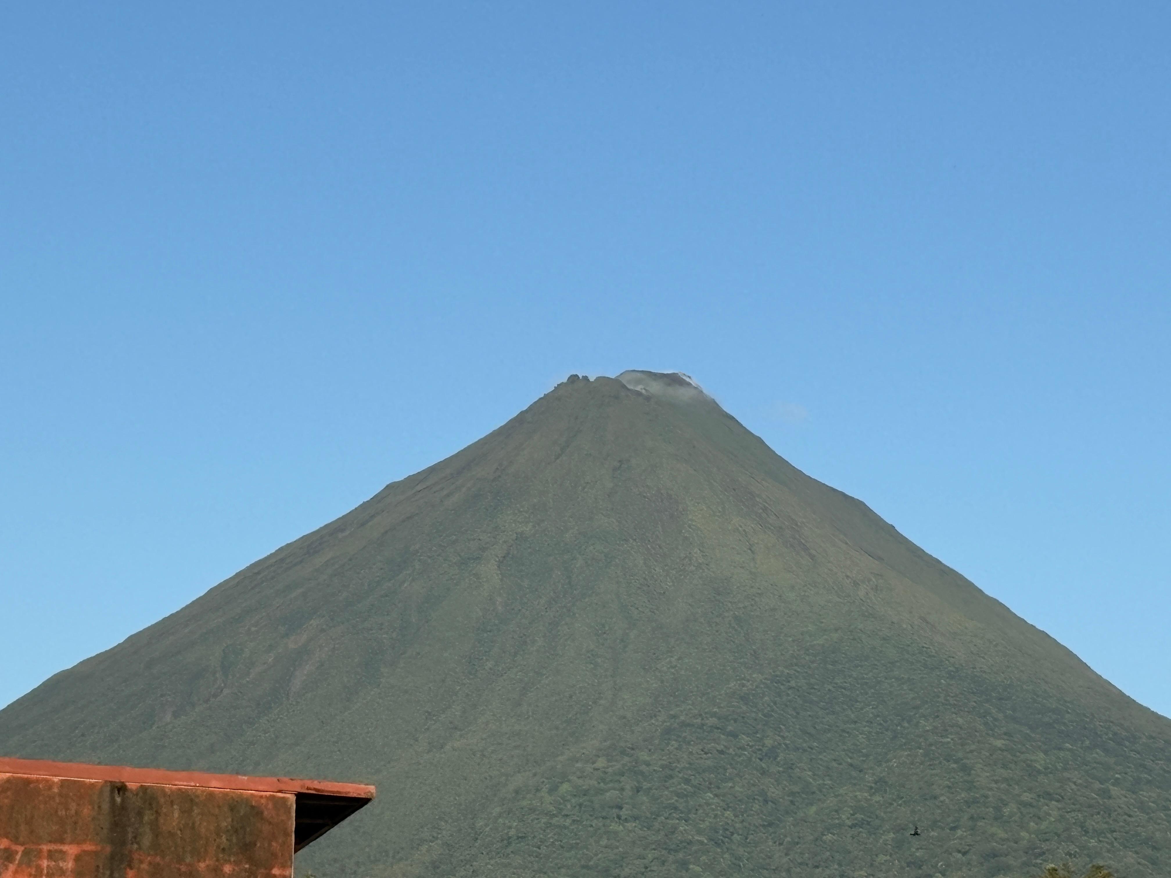 View of volcano 