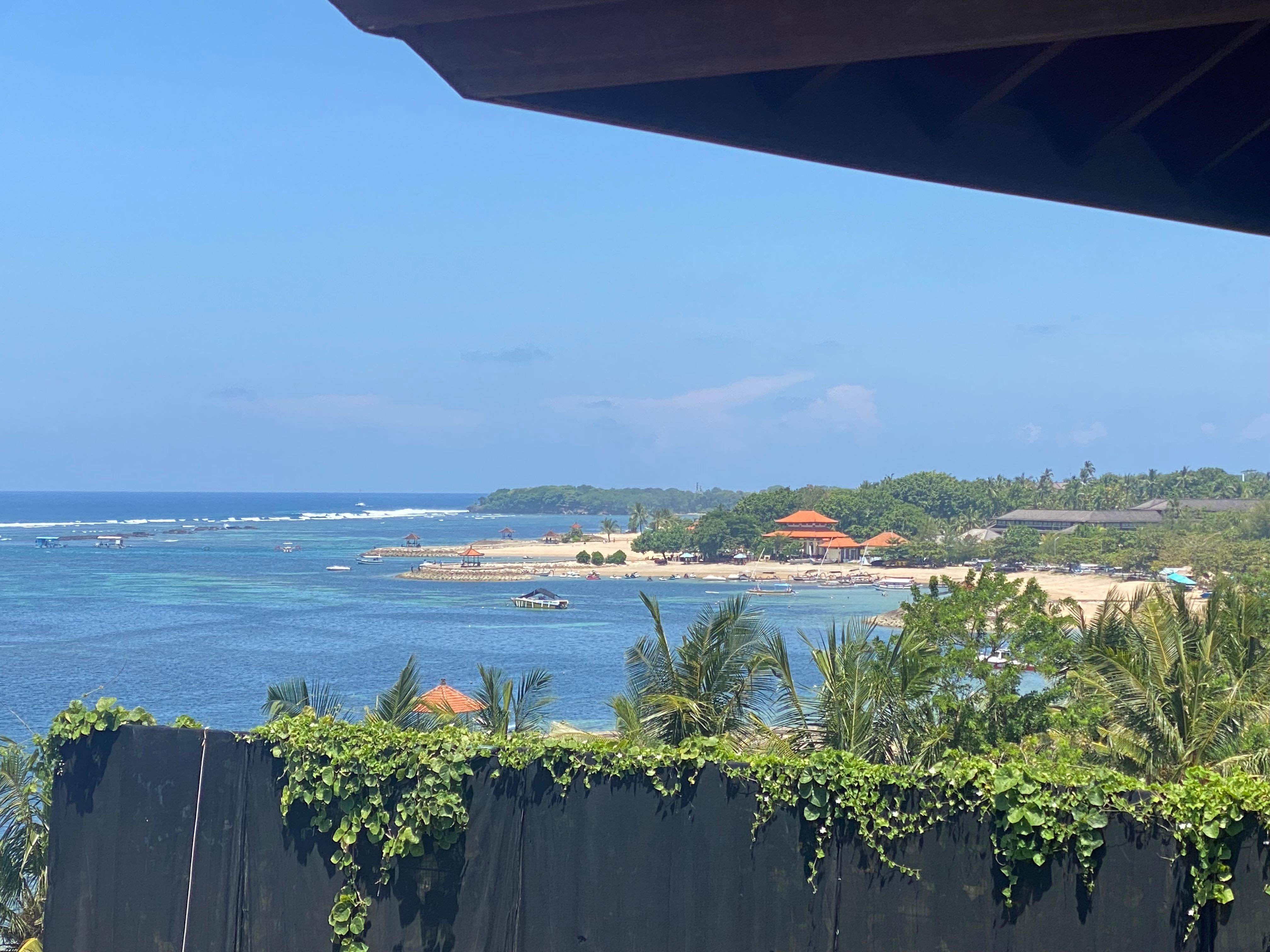 View from our balcony 