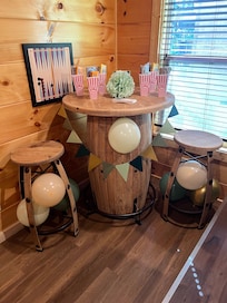 The theater room was great!