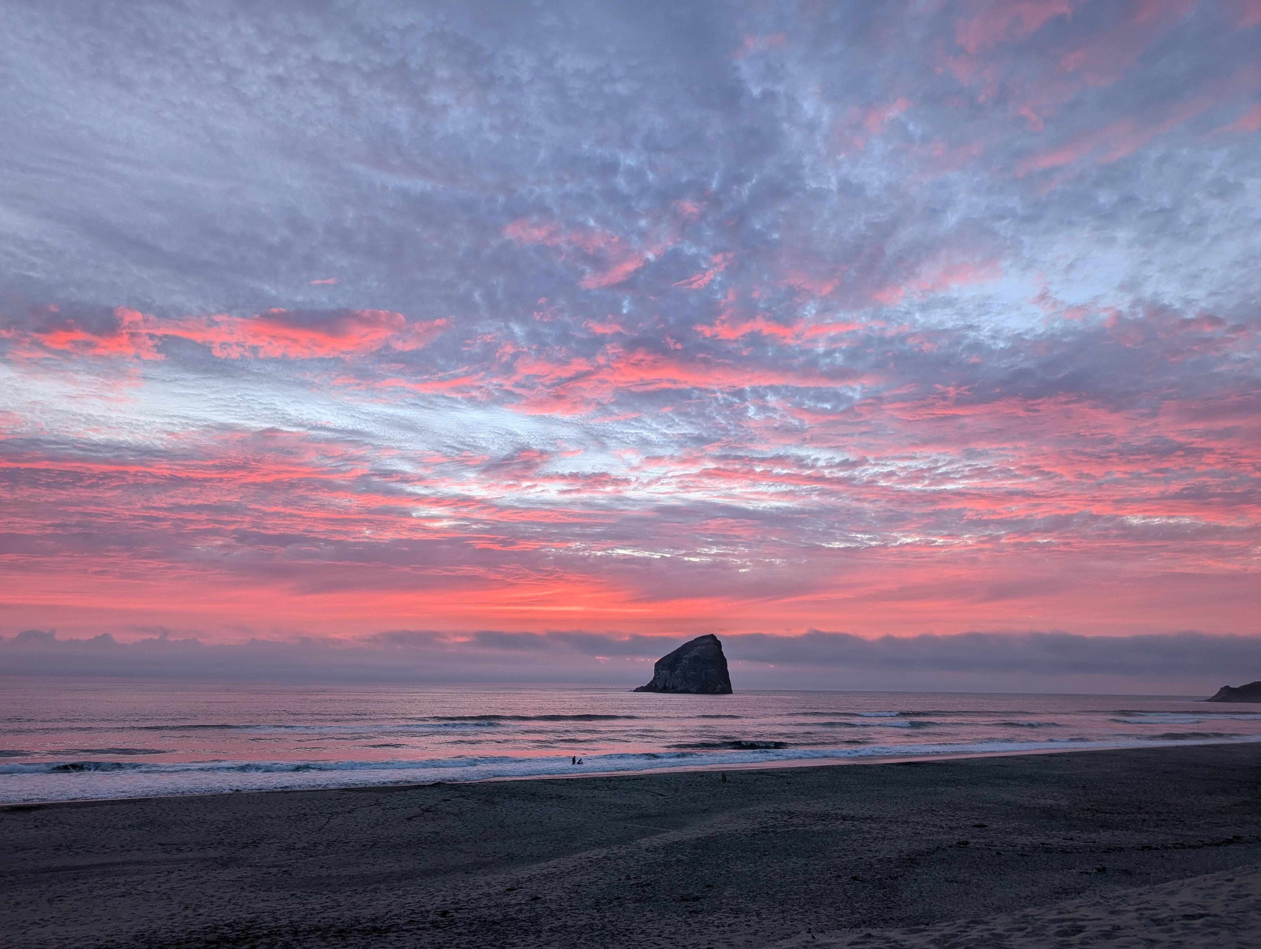 beautiful sunset from the dune outside the back patio