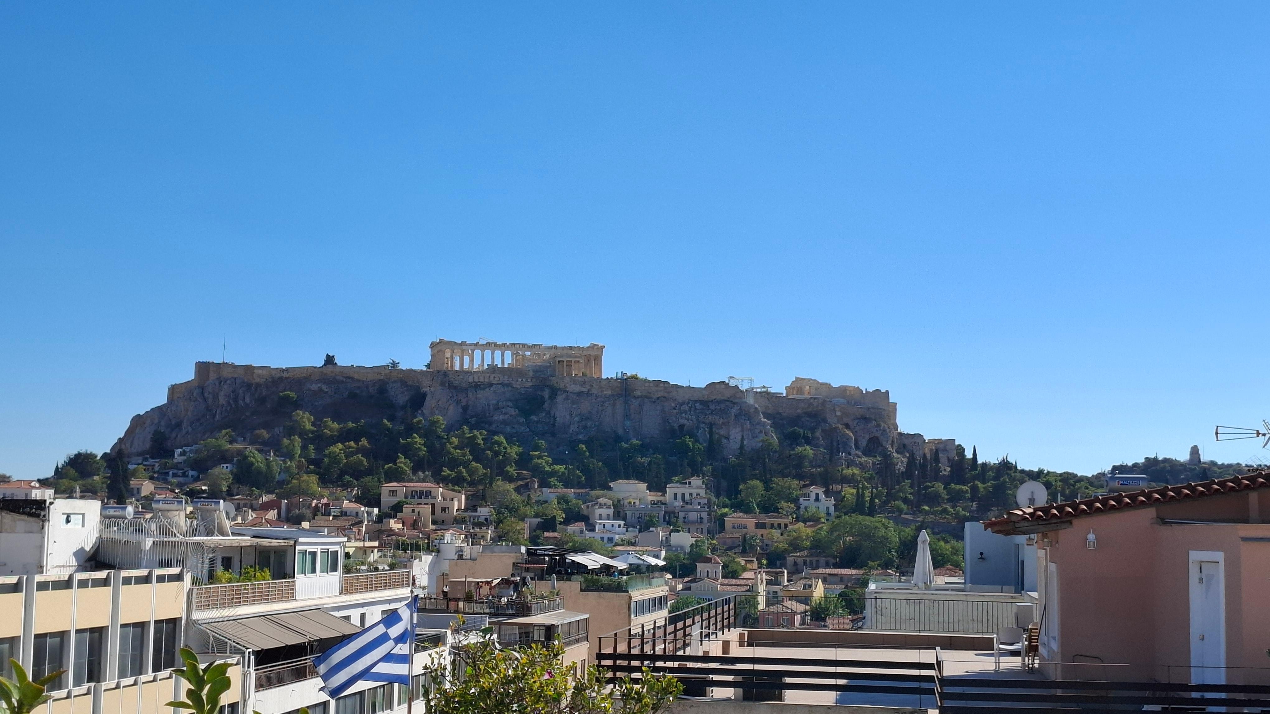 View from rooftop bar