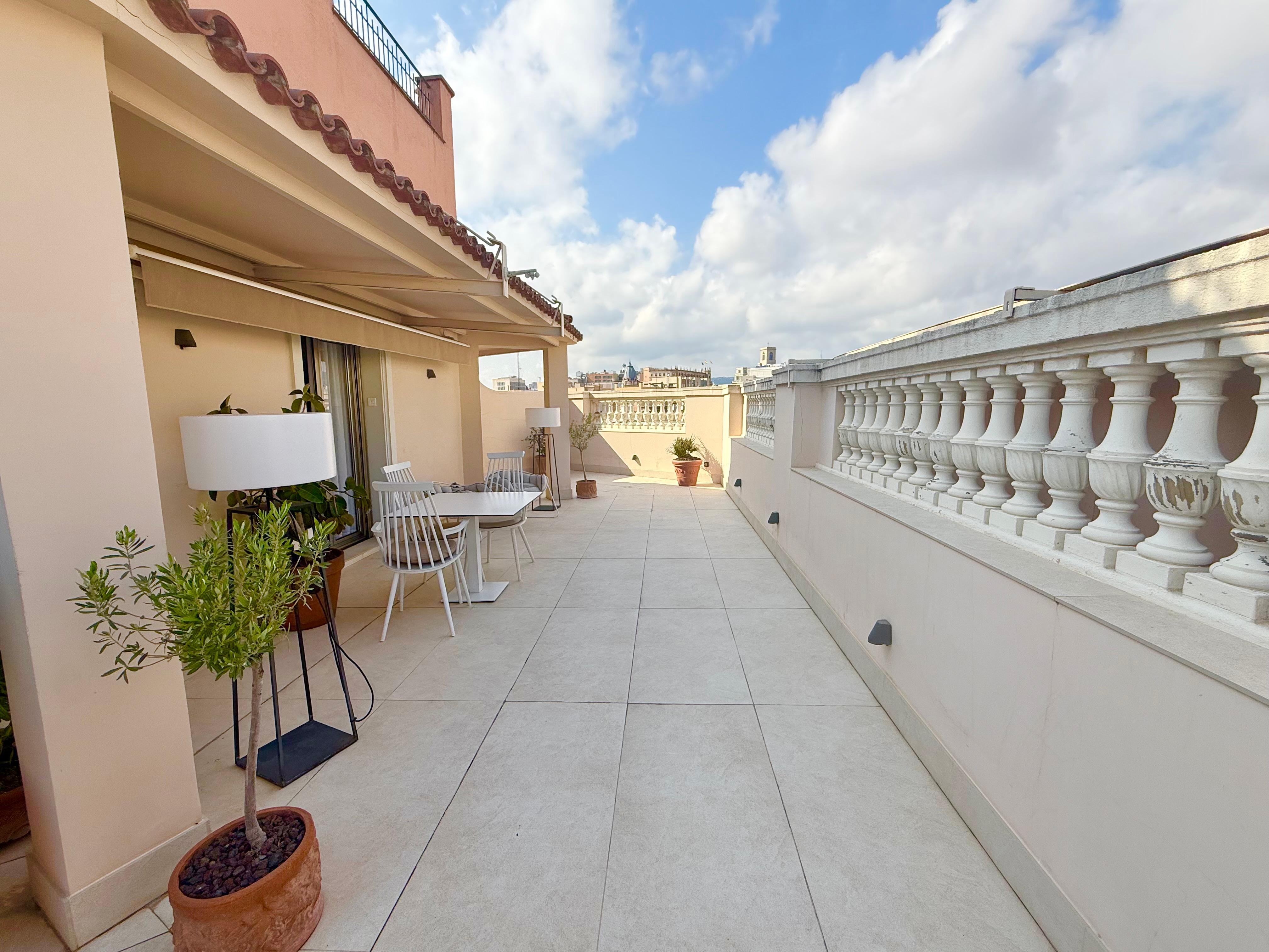 Terrace /balcony of penthouse room. Incredible !