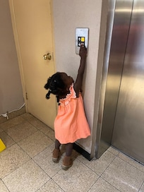 C’était trop amusant pour ma fille… Elle me disait tout le temps ‘’papa touch, touch 😂 ‘’