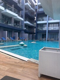 Nice clean pool great guys serving drinks and making sure your ok by the pool