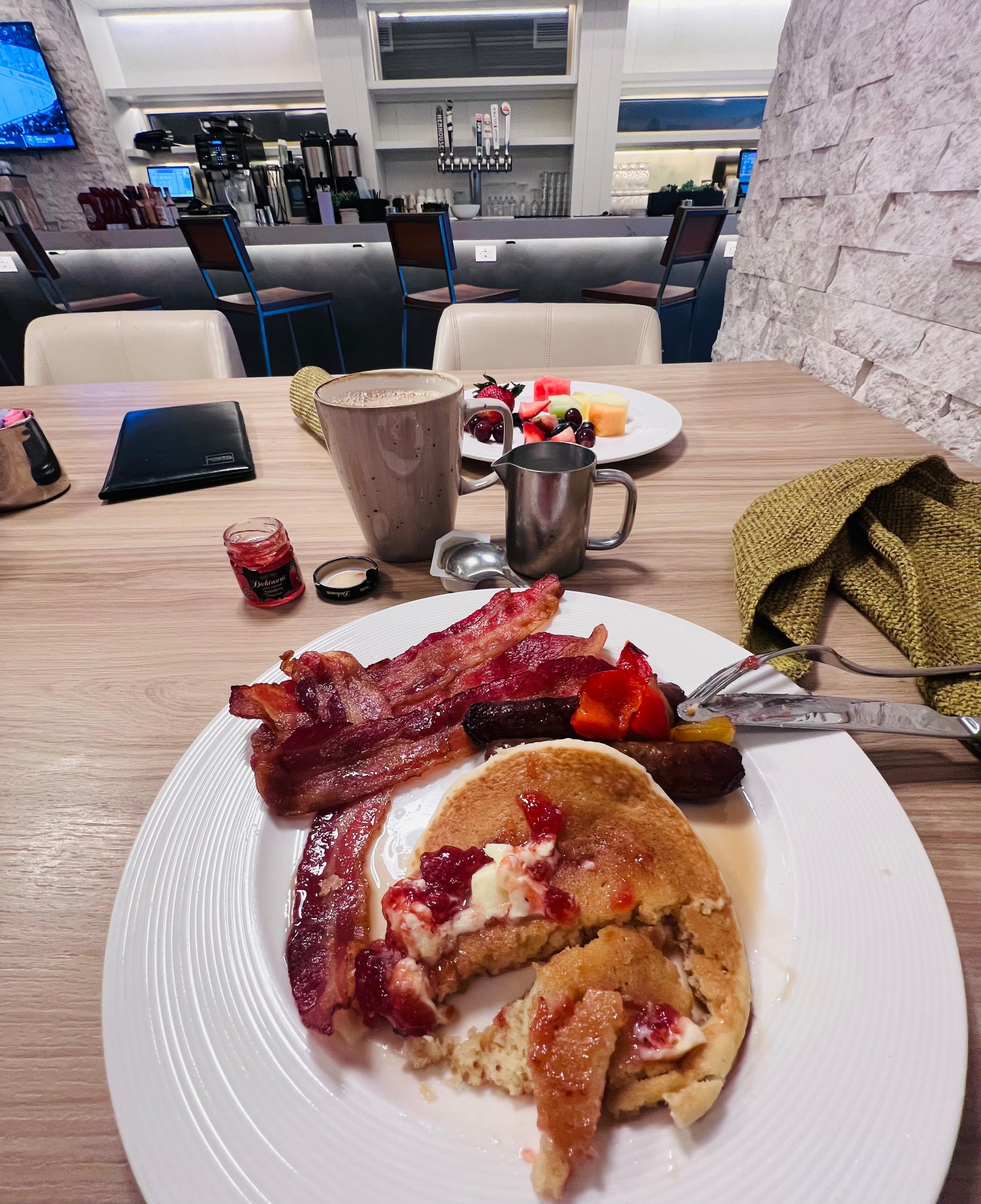 Bfast went for second. 