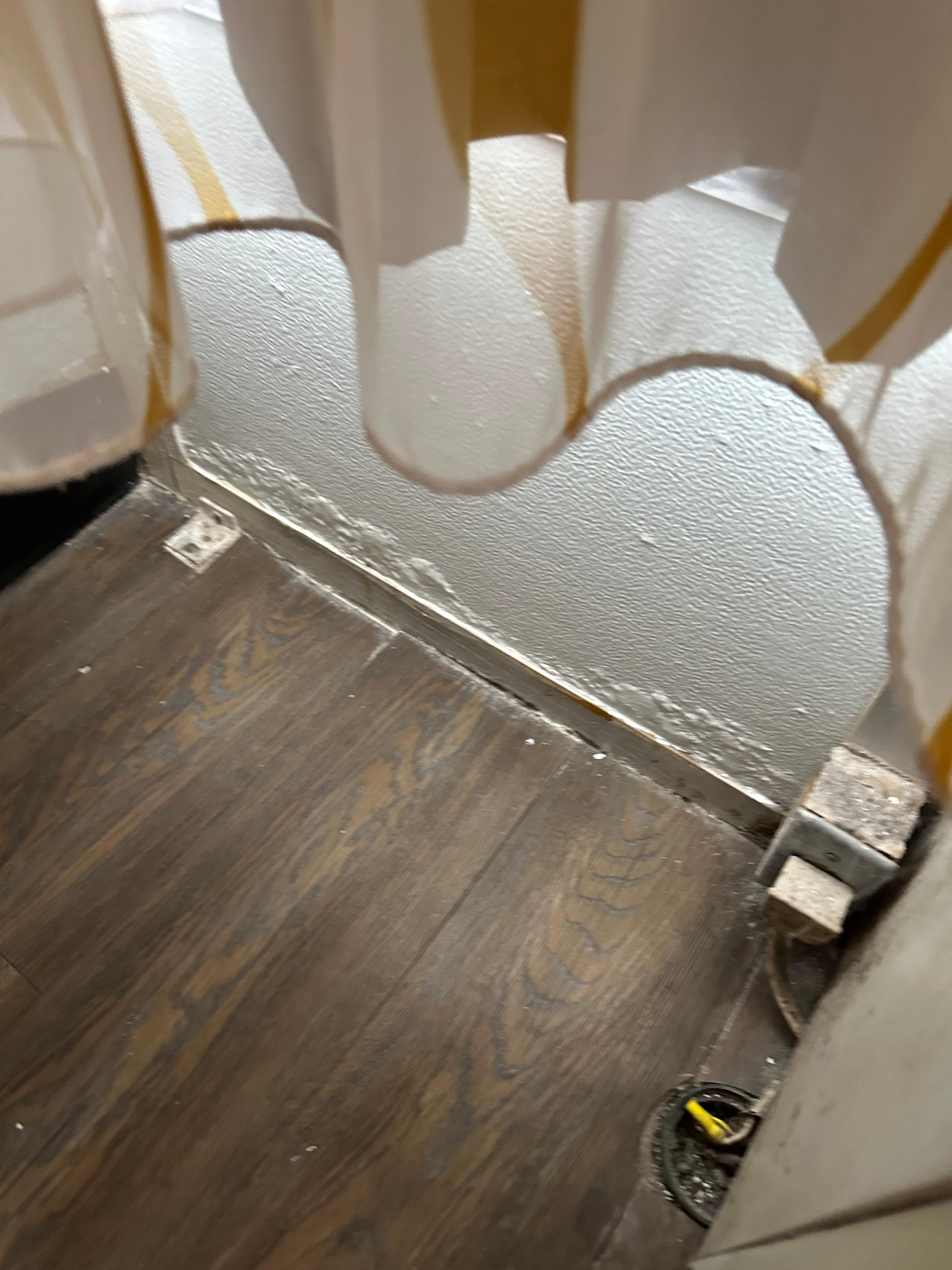 Paint bubbling from water intrusion. Electrical connection sketchy. 