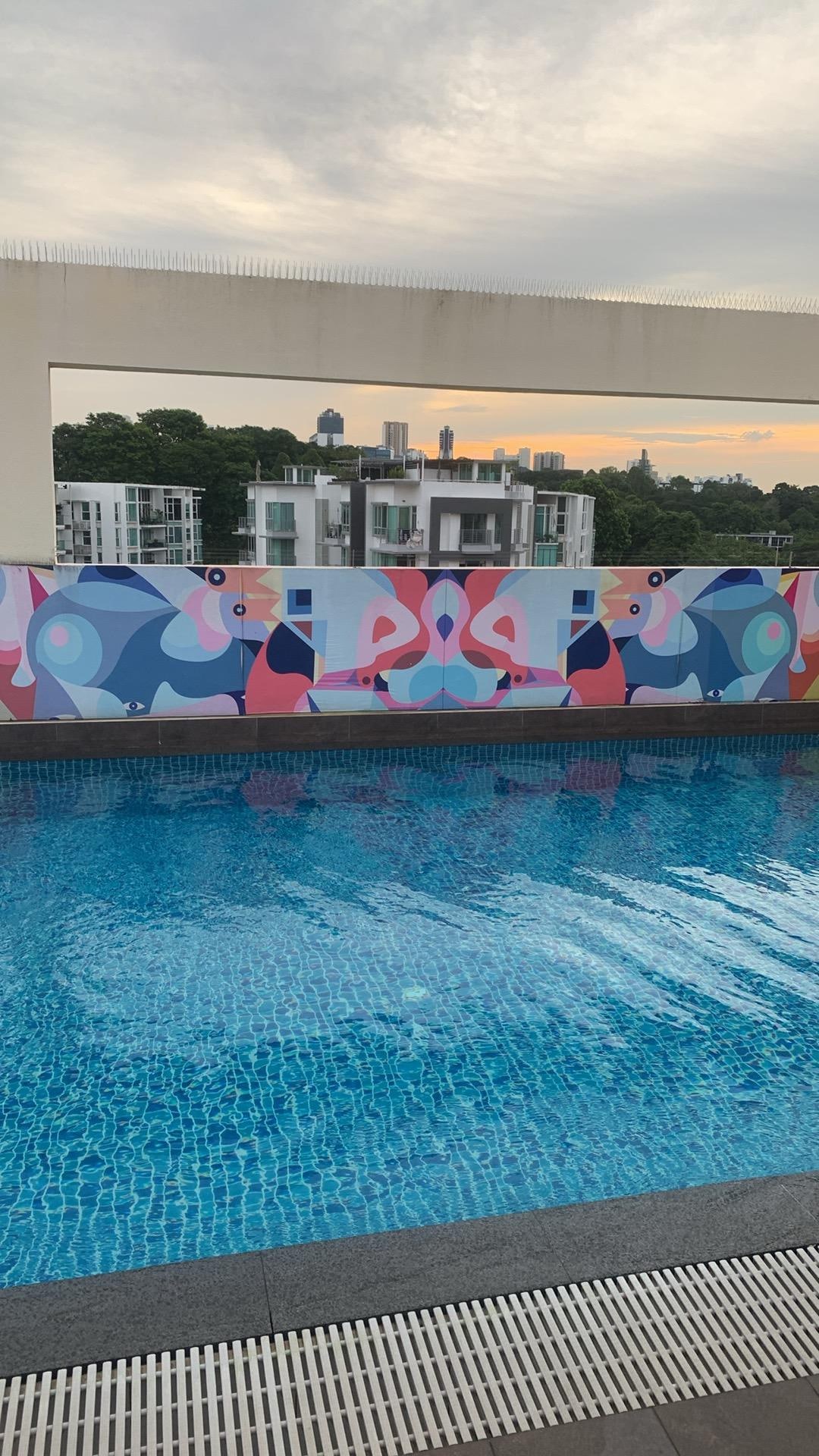They have clean pool 