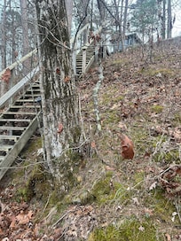 195 steps from top to bottom at River.