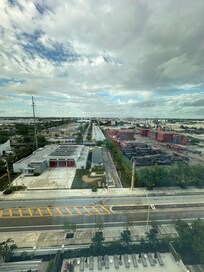 Vista do quarto do 10° andar