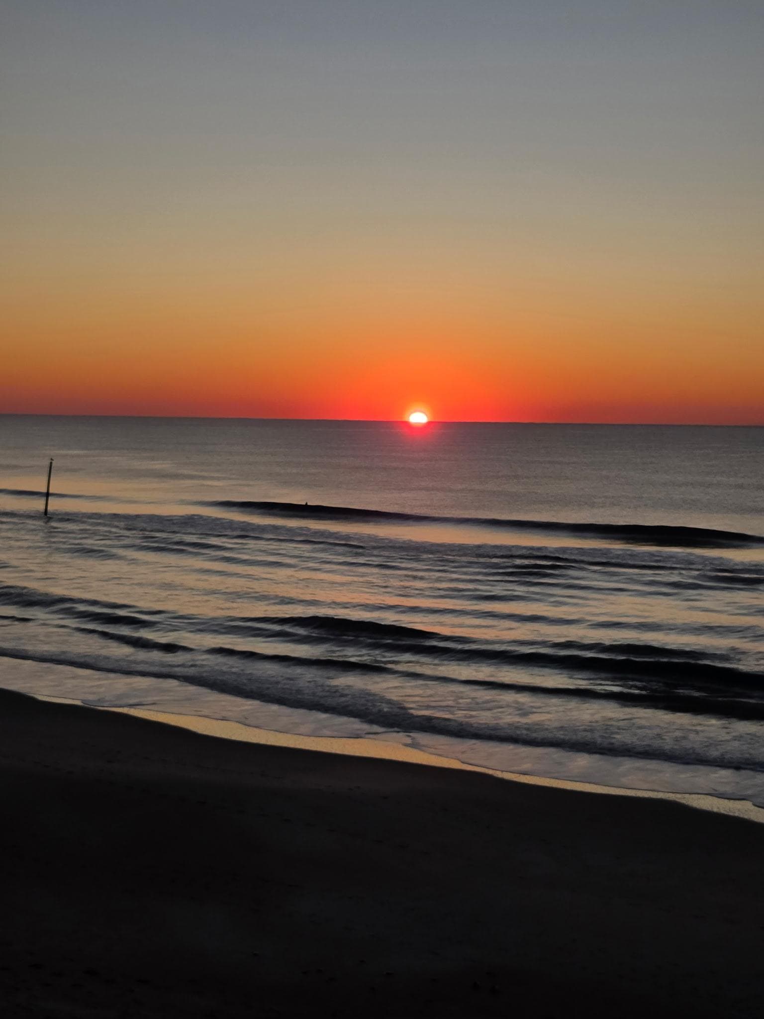 Sunrise one morning.