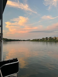 View from the back dock