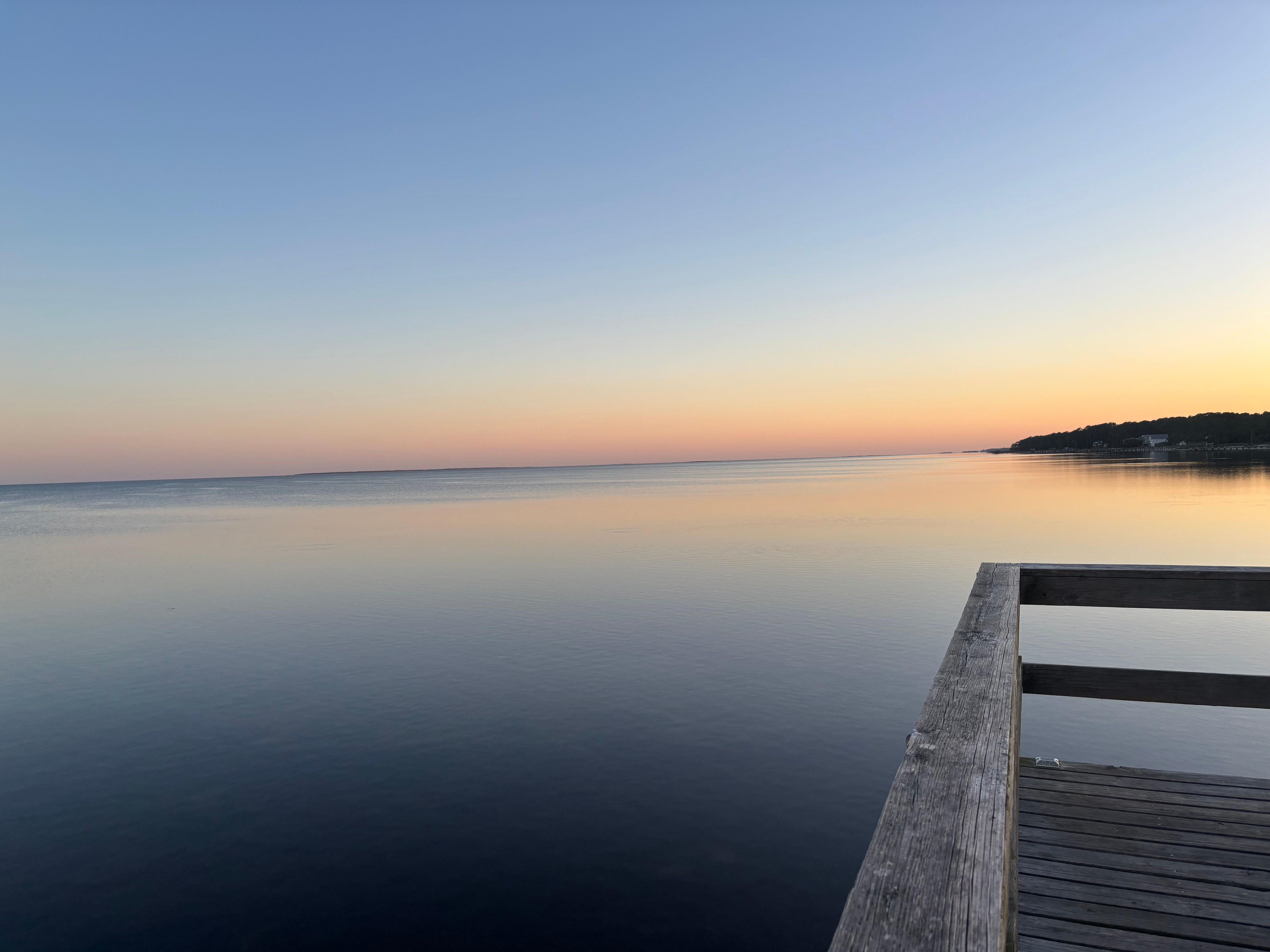 View off the pier