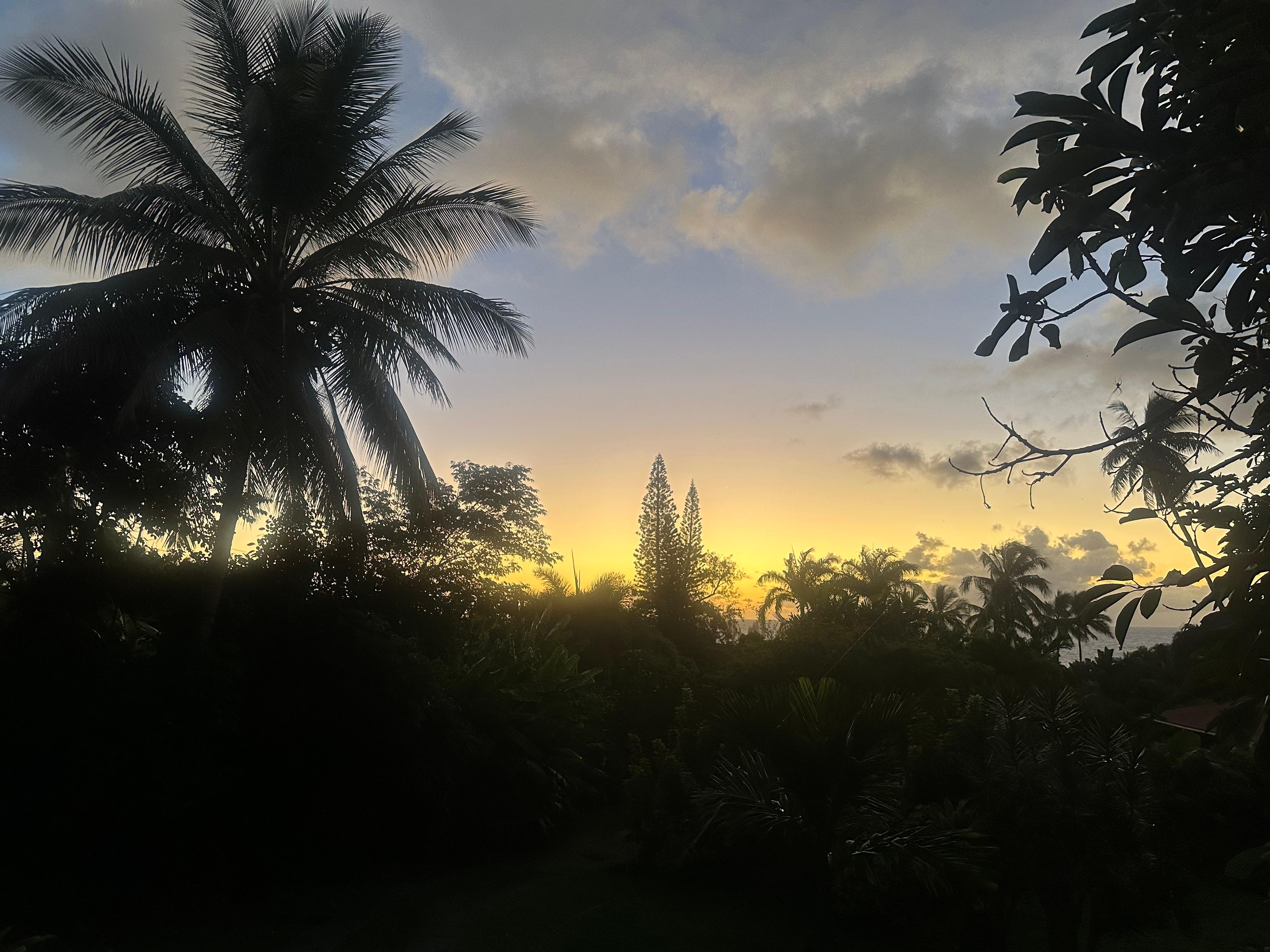 Sunrise from the deck