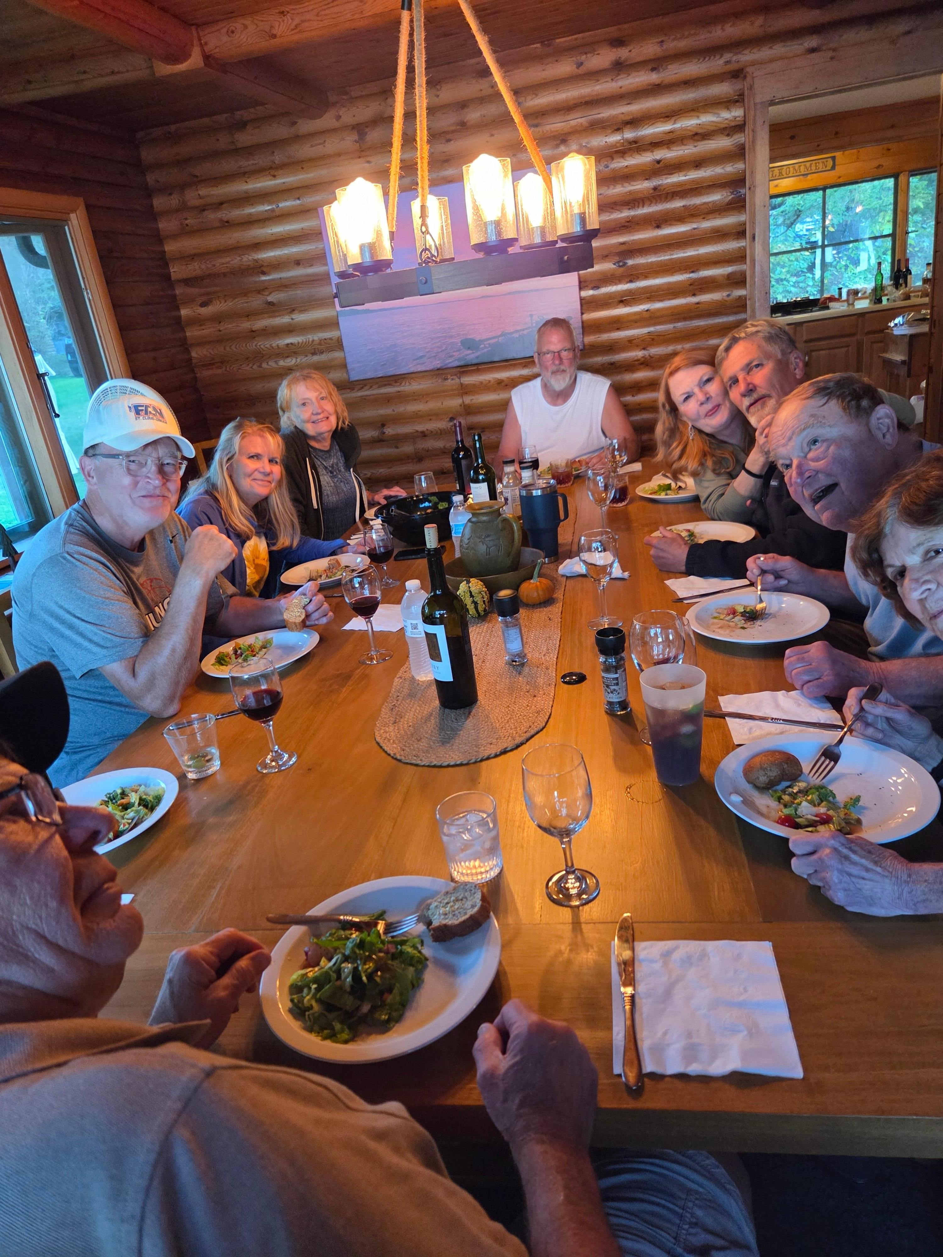 We enjoyed preparing meals in the well equipped kitchen.