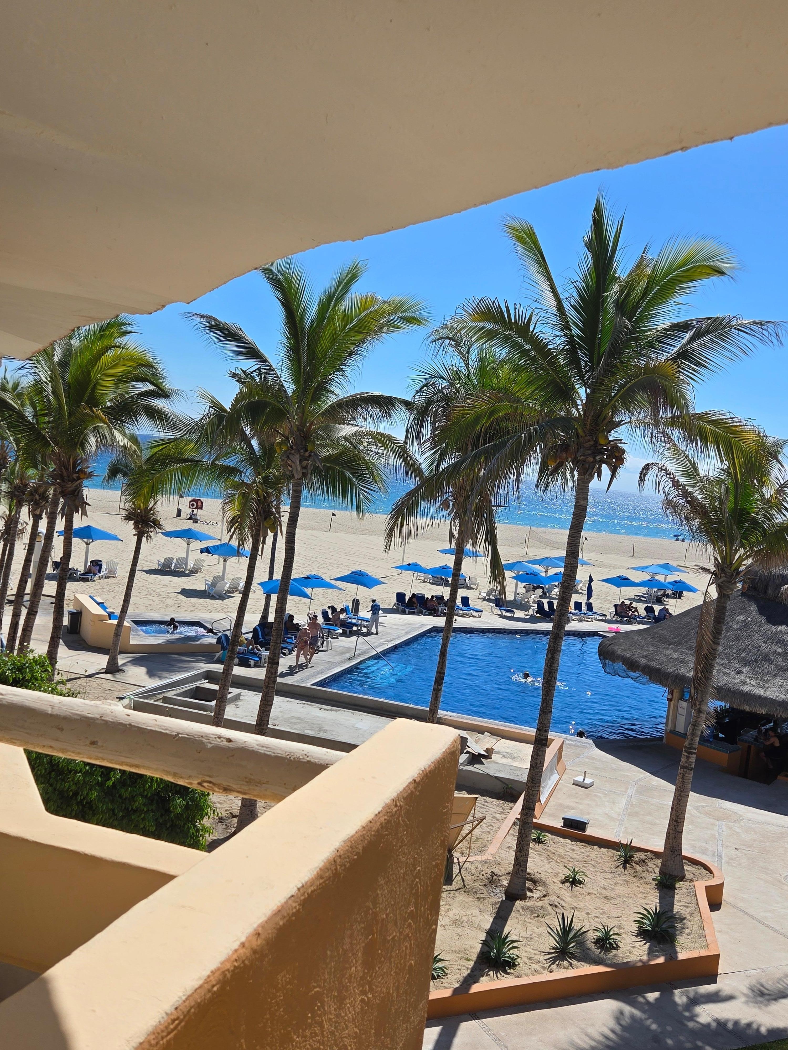 This is the partial Ocean View you pay for it's quite nice