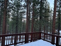 Beautiful views through the large living room window