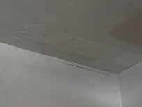 water damage on kitchen ceiling