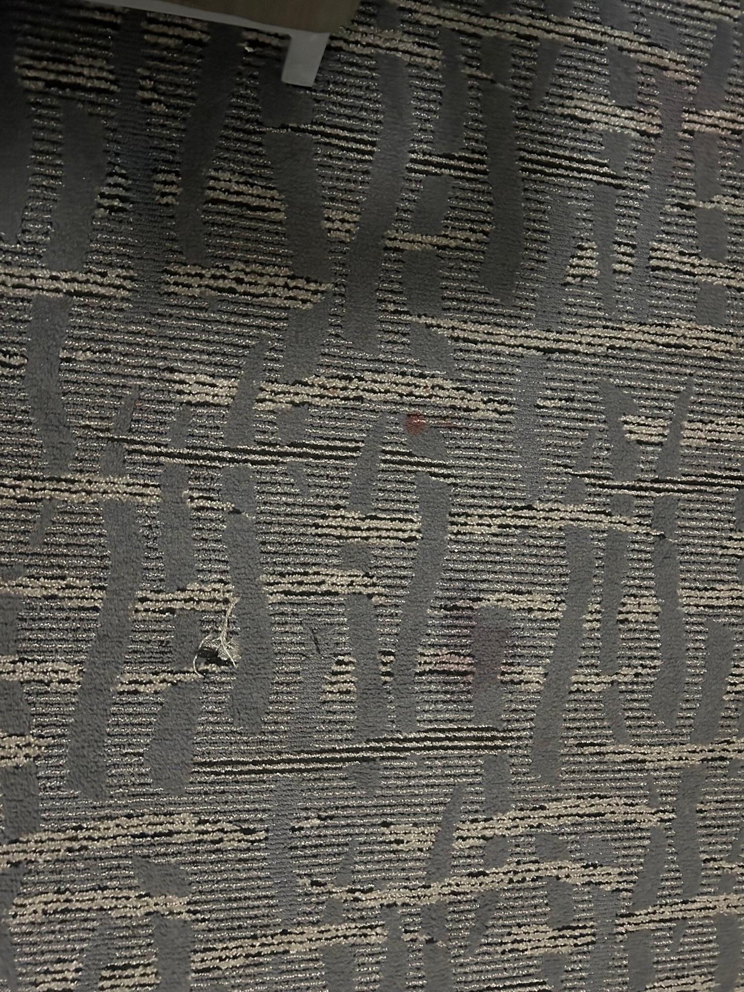 Stains all over carpet