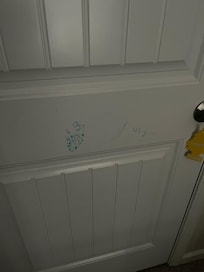 Marker on doors