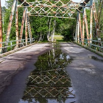 Historic bridge just off hotel property
