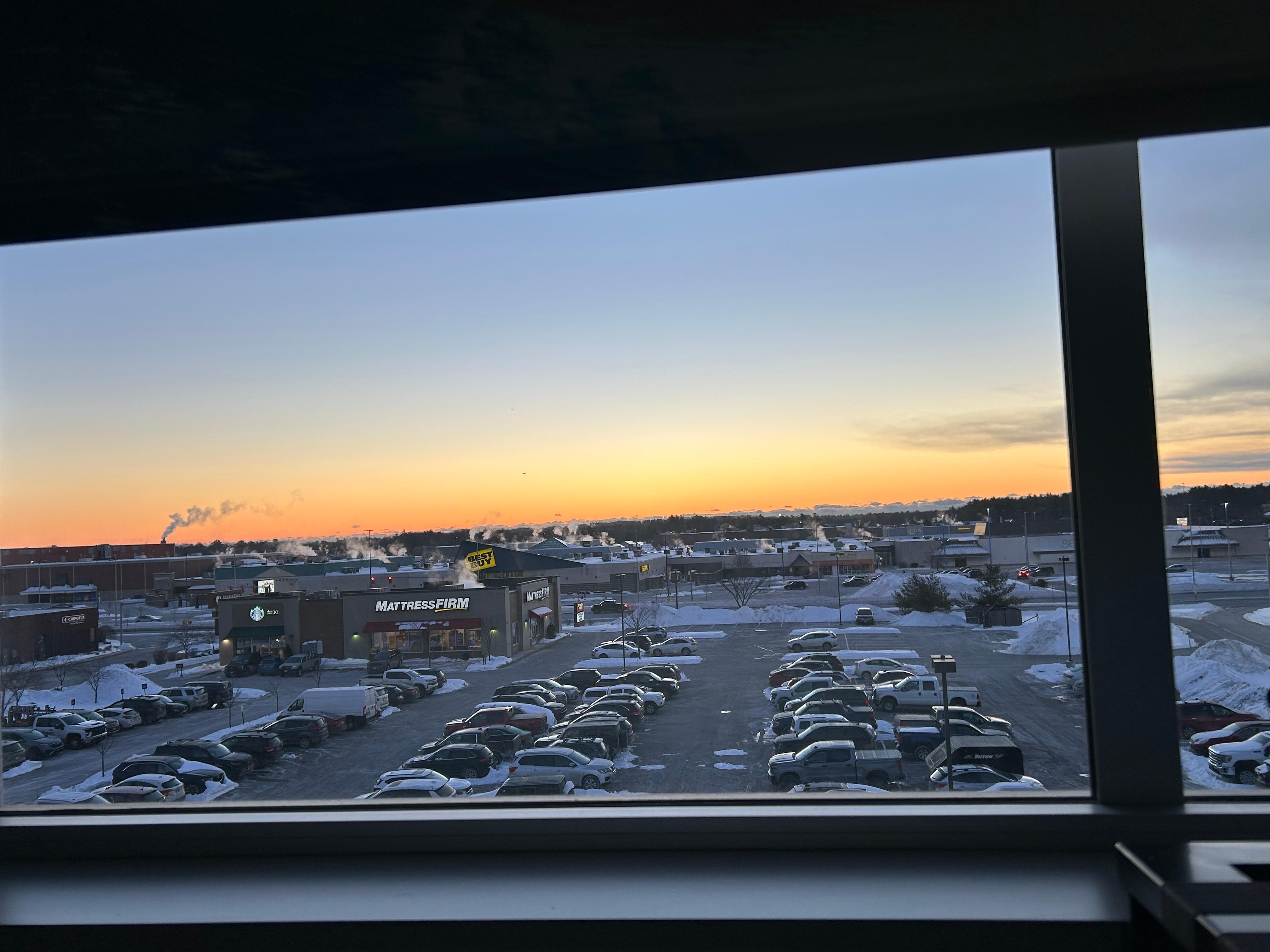 View from the 4th floor room