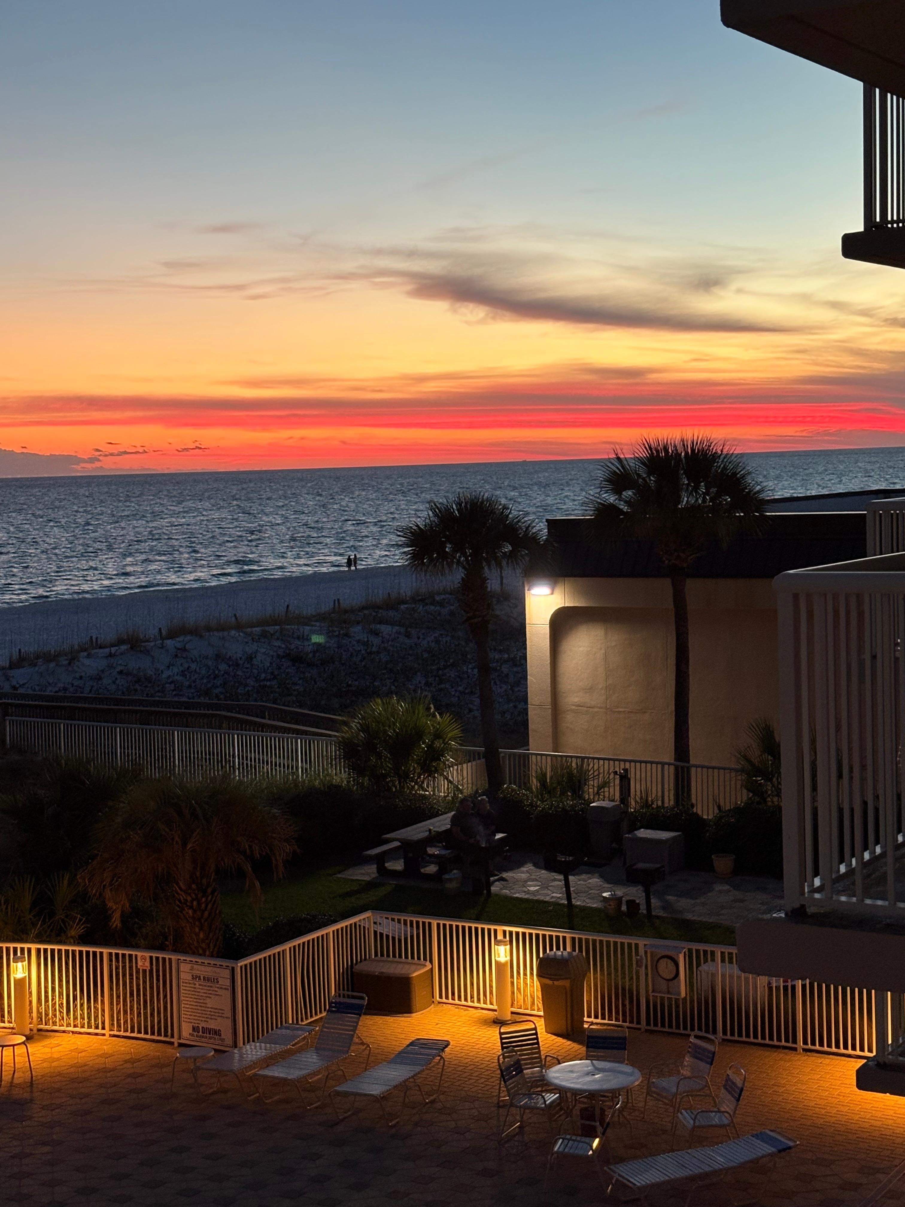 View from the balcony!