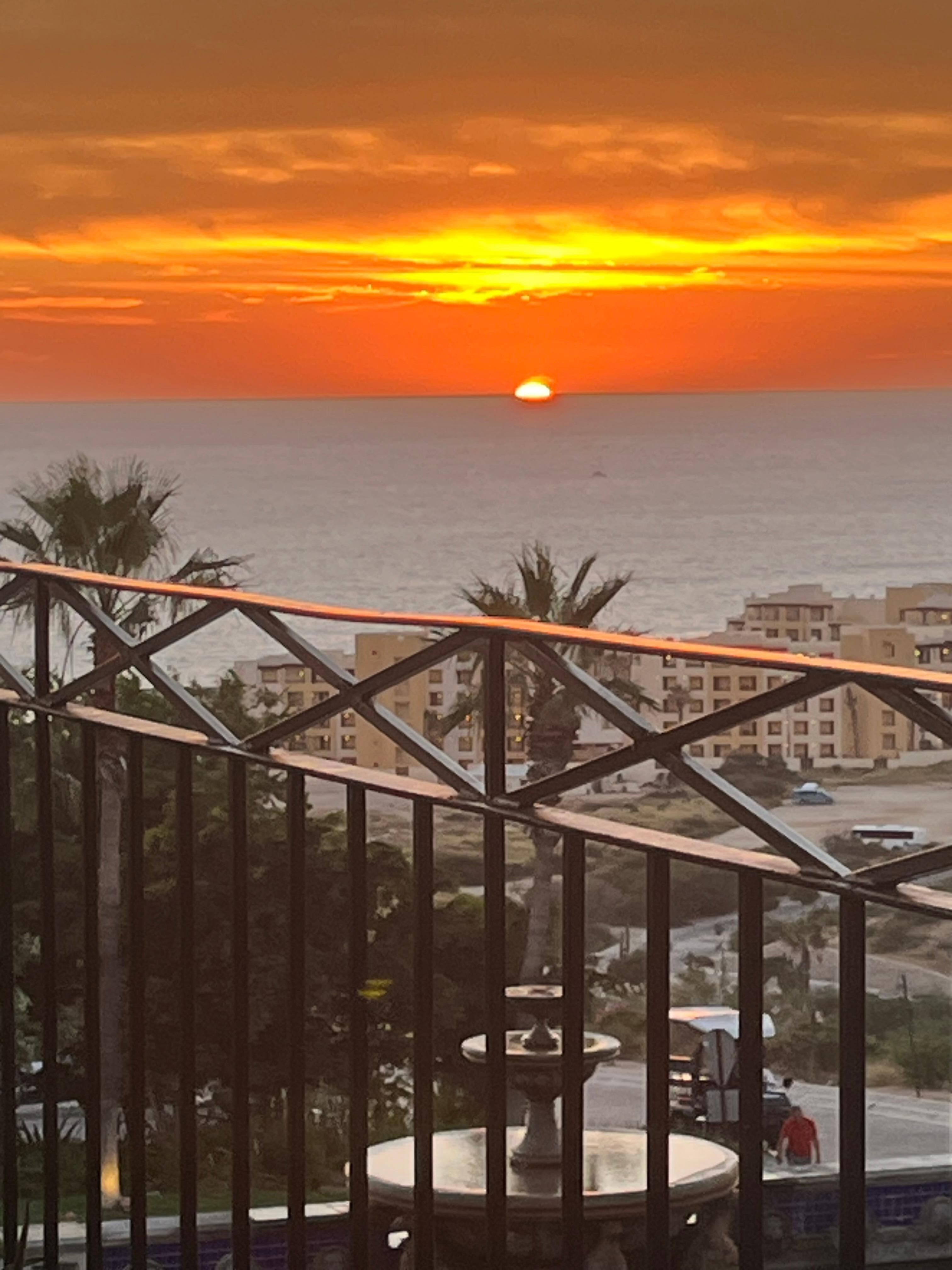 Sunrise from the condo