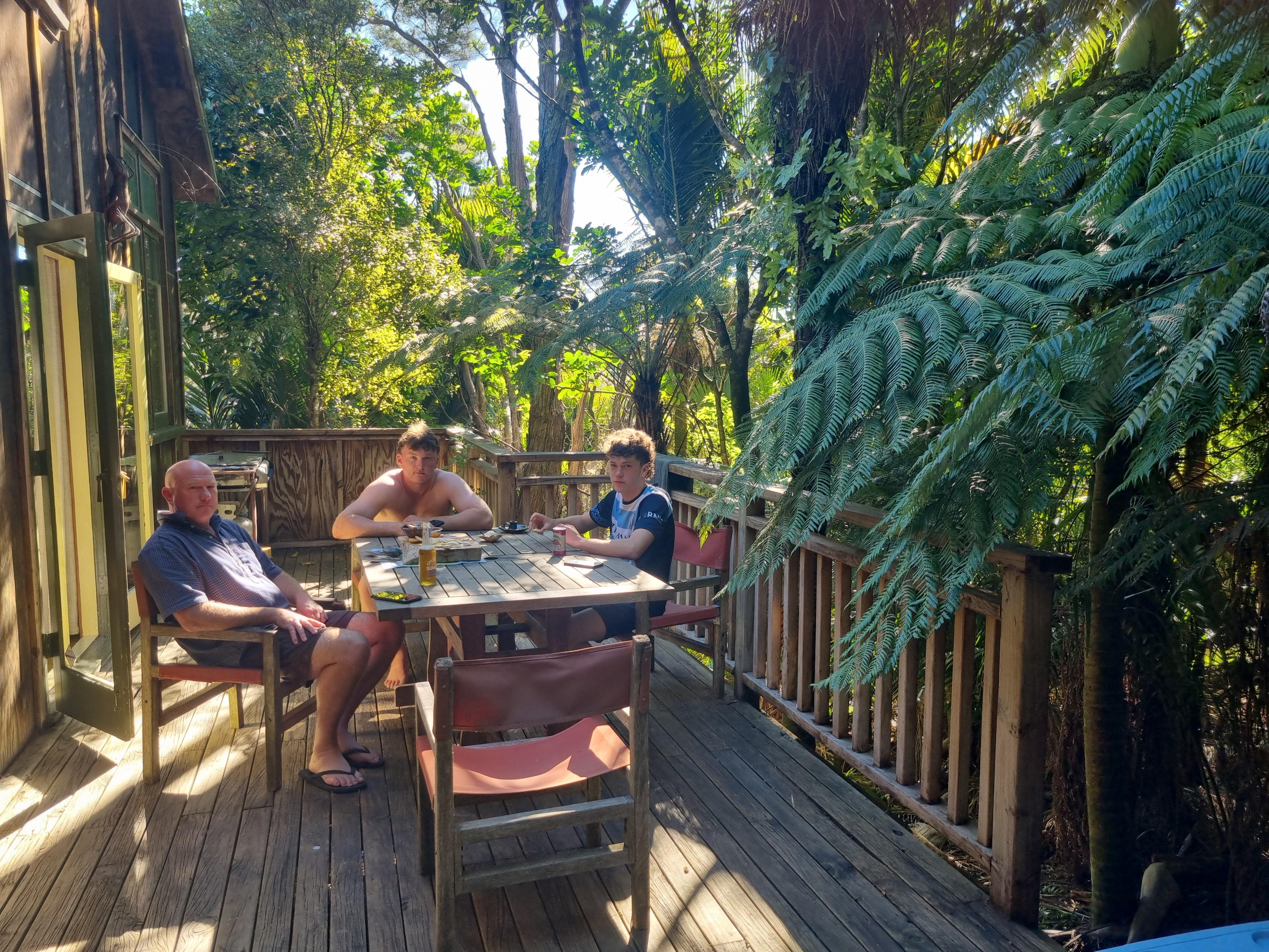 Loved this gorgeous deck, and listening/watching bird life.
